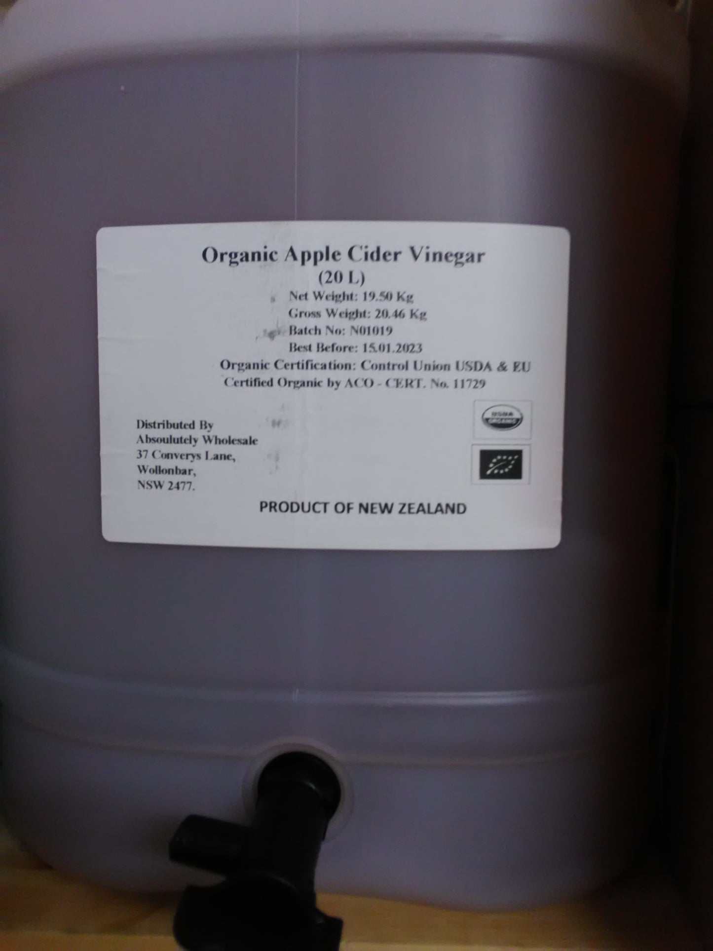 Organic Apple Cider Vinegar