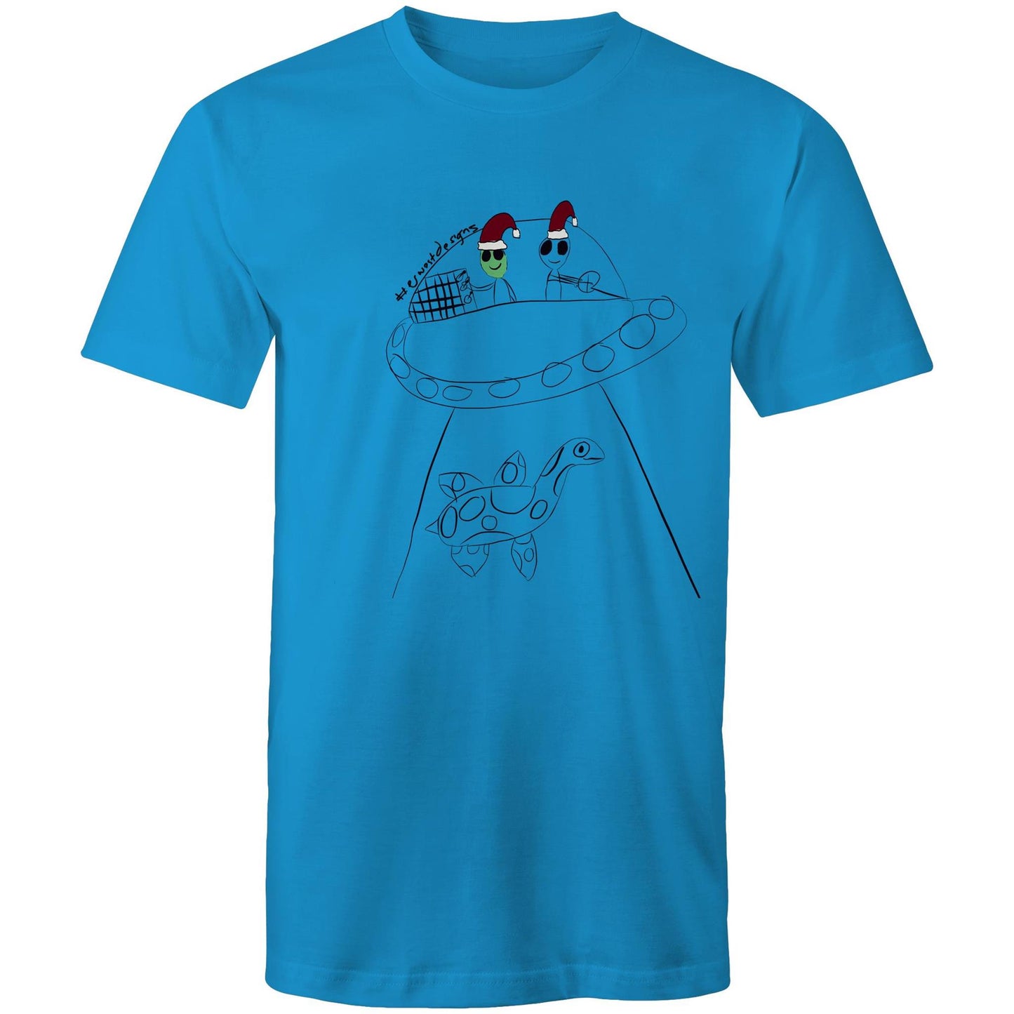 T-Shirt - Aliens stole Nessy - CHRISTMAS EDITION