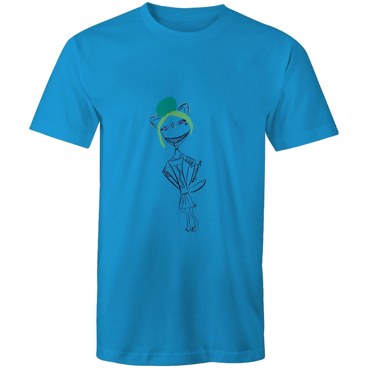 T-Shirt - “drunk cat “ by EJ WEST DESIGNS