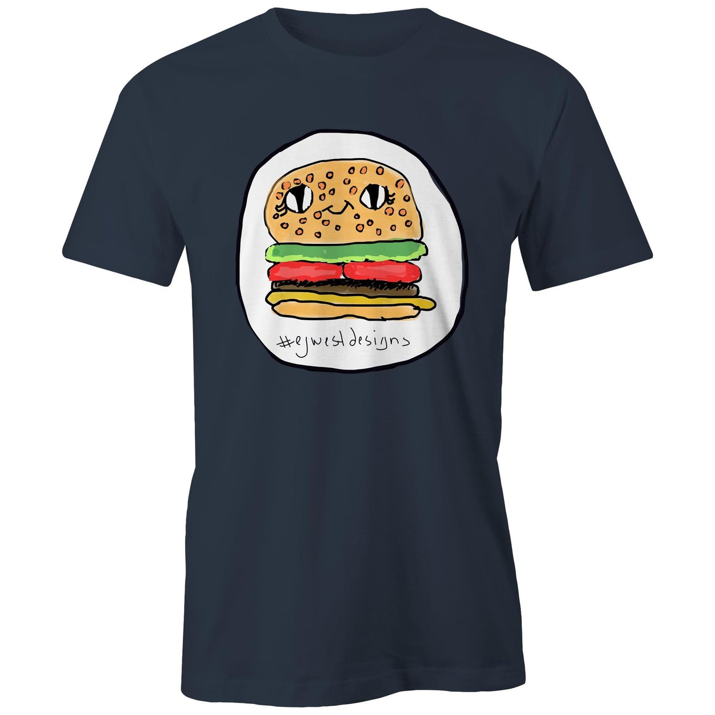 Classic Tee- “ the burger came to life” by EJ WEST DESIGNS