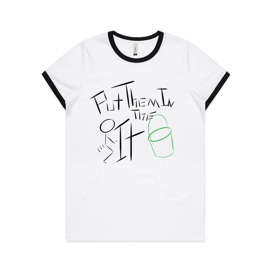 Fark it -  Women's Ringer Tee