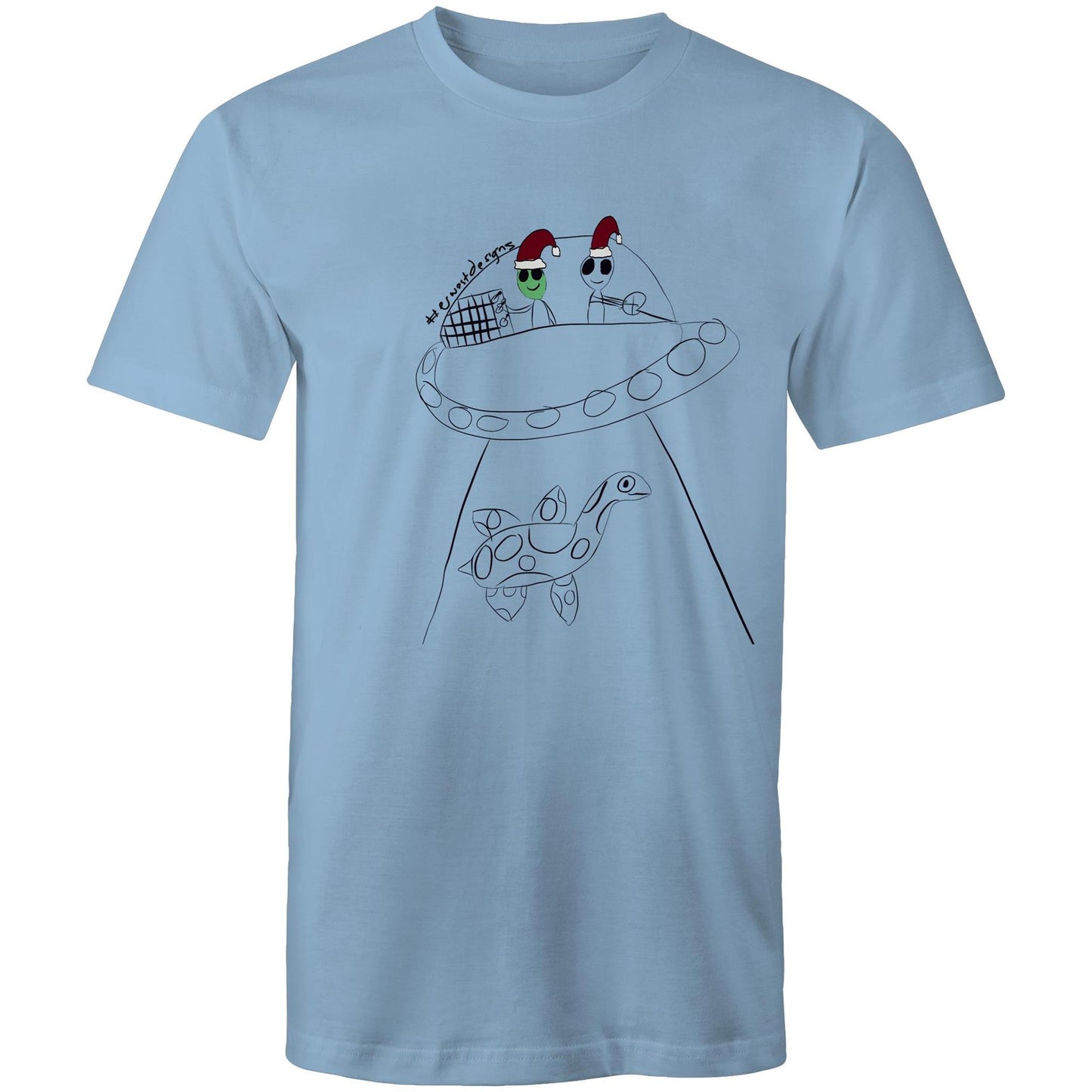 T-Shirt - Aliens stole Nessy - CHRISTMAS EDITION