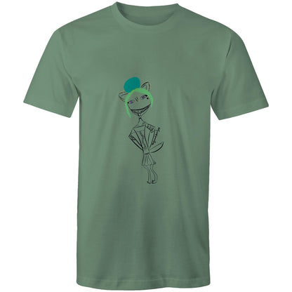 T-Shirt - “drunk cat “ by EJ WEST DESIGNS