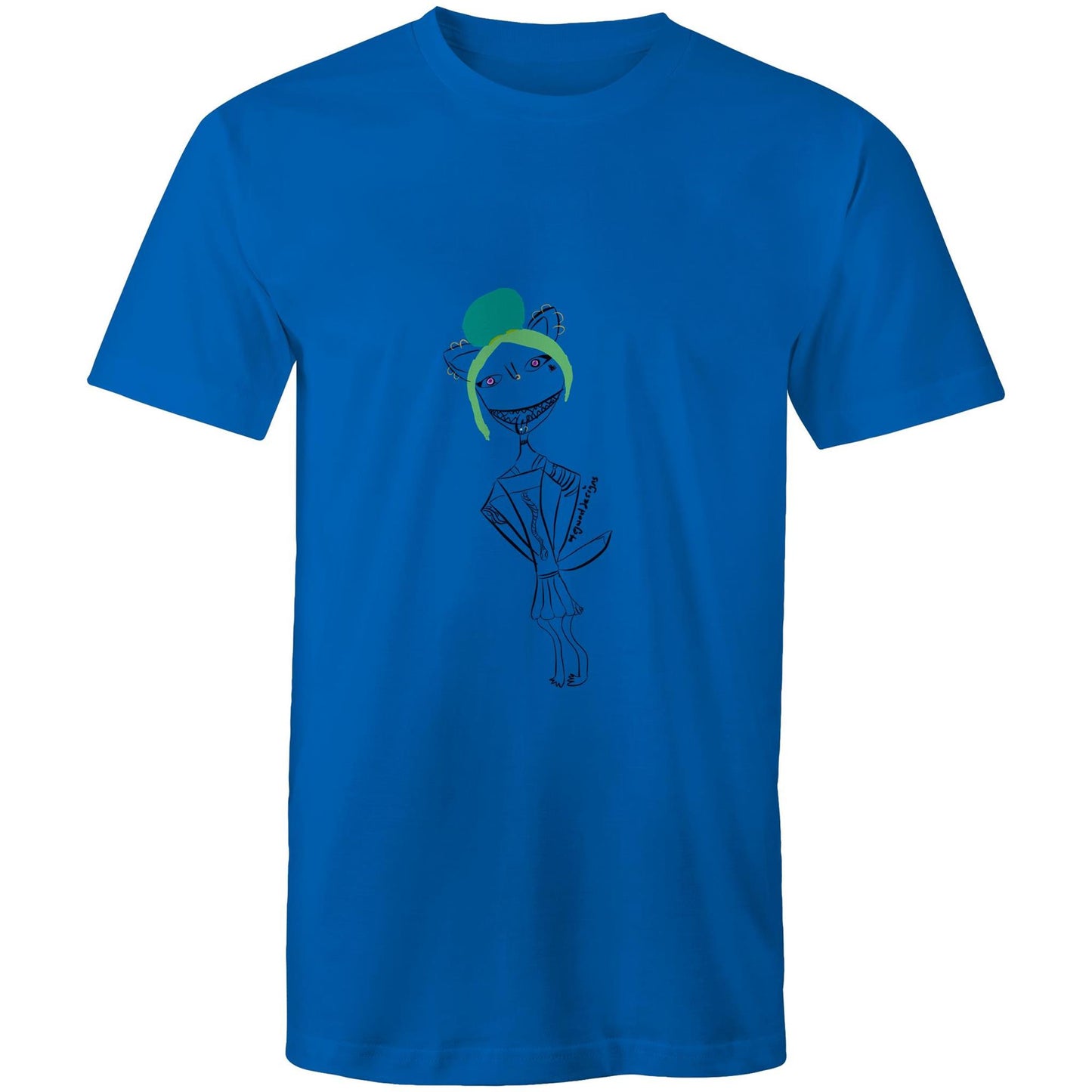T-Shirt - “drunk cat “ by EJ WEST DESIGNS