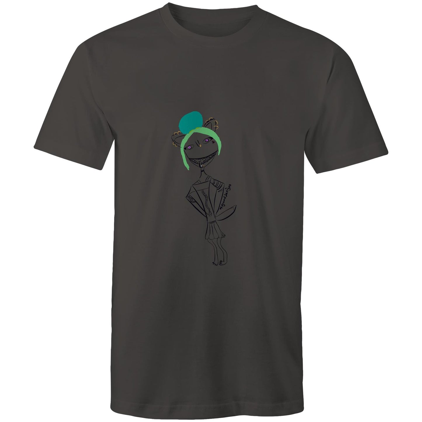 T-Shirt - “drunk cat “ by EJ WEST DESIGNS