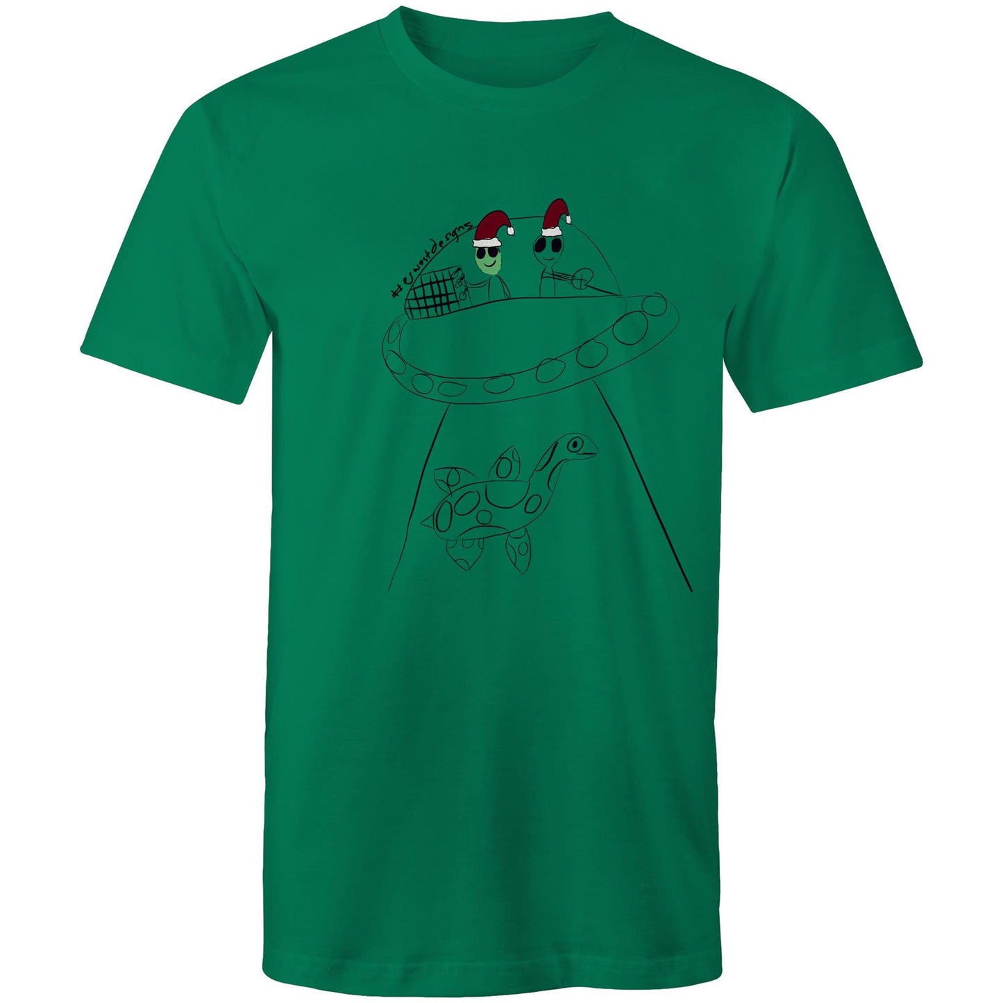 T-Shirt - Aliens stole Nessy - CHRISTMAS EDITION