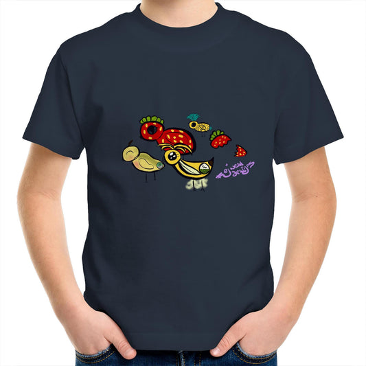 EJWEST DESIGNS - The Fruity chicks - Kids Youth T-Shirt