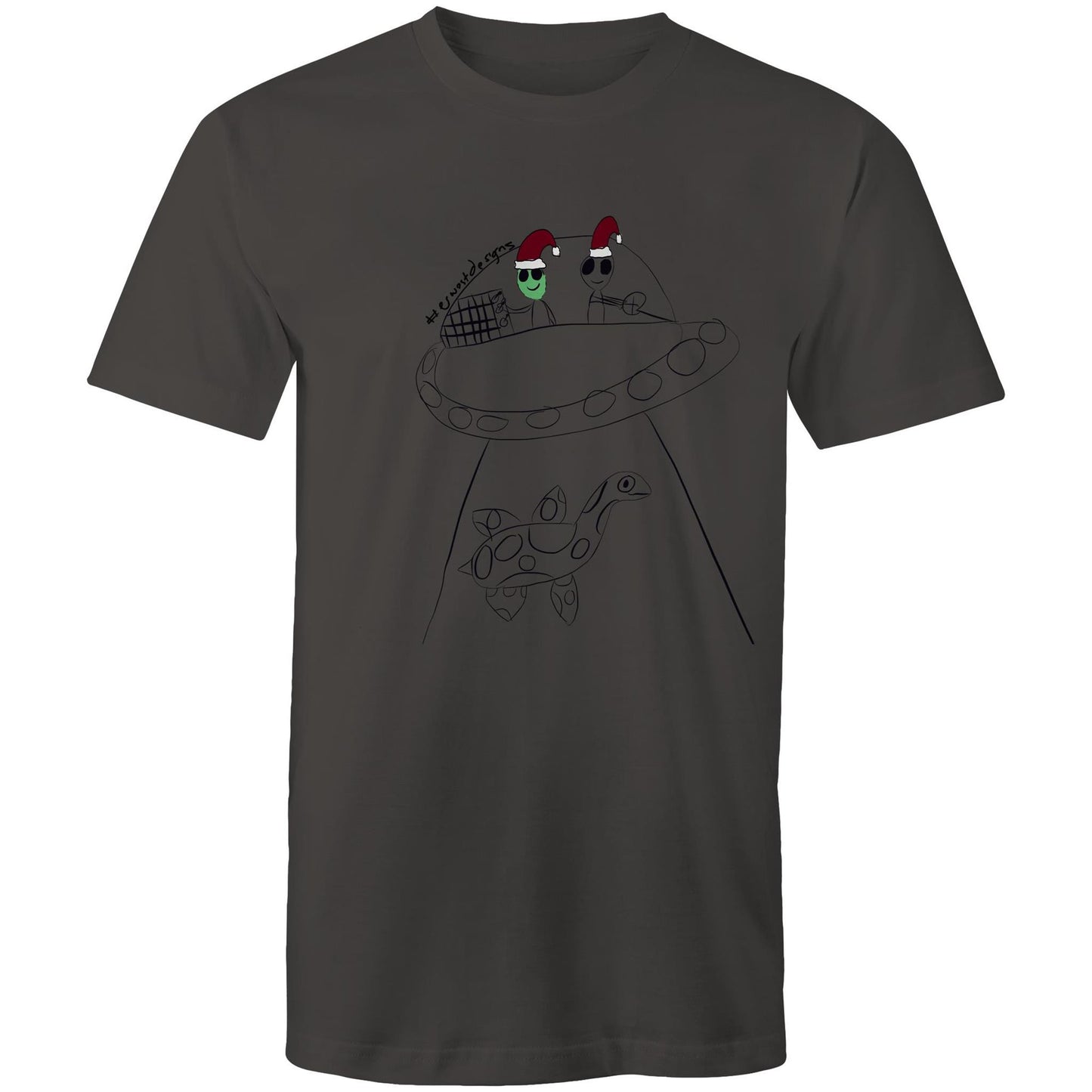 T-Shirt - Aliens stole Nessy - CHRISTMAS EDITION