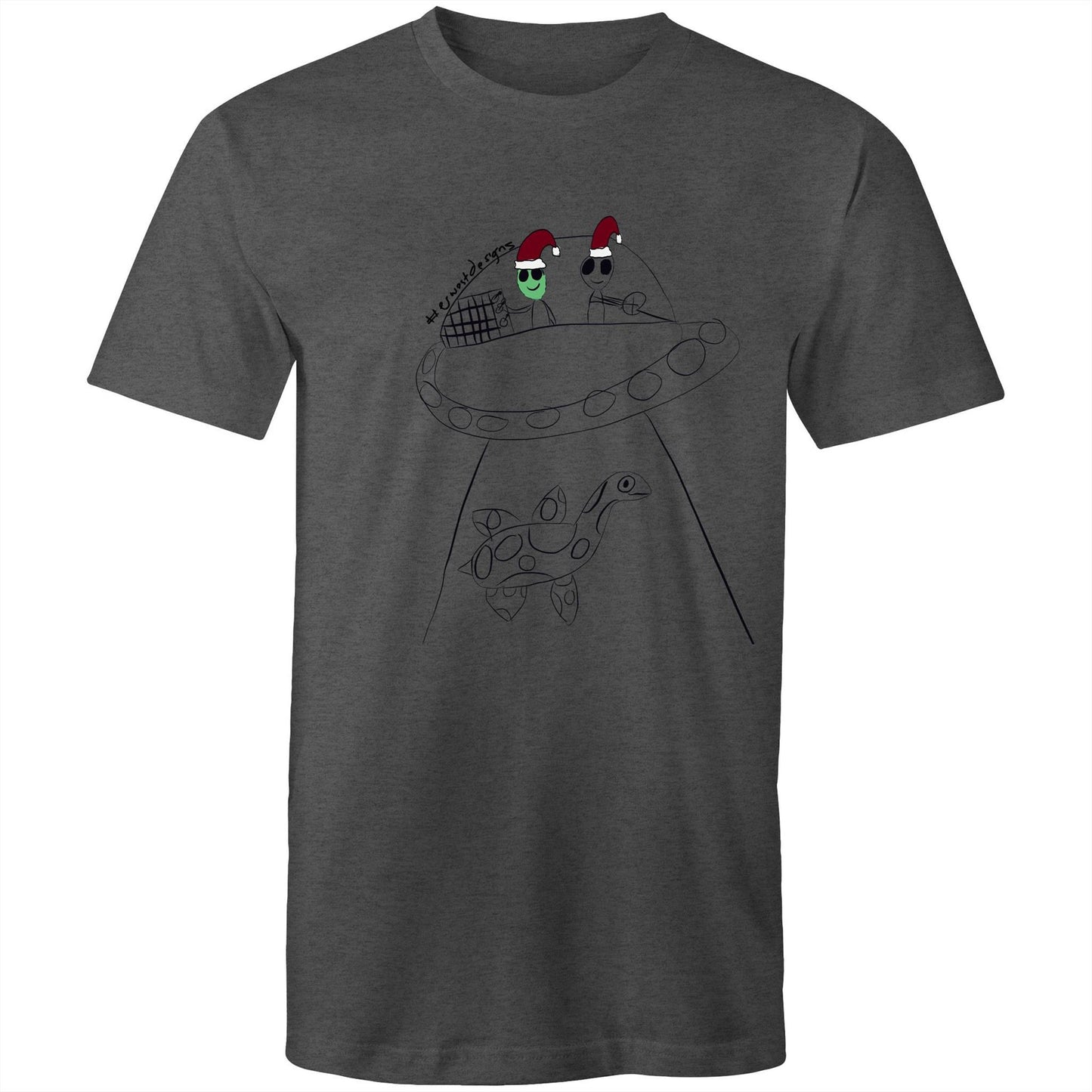 T-Shirt - Aliens stole Nessy - CHRISTMAS EDITION
